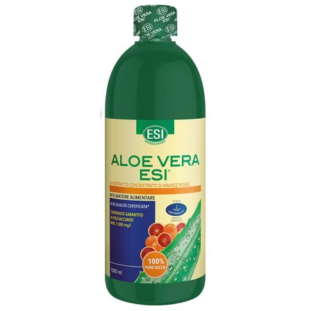 Esi Aloe Vera Succo Con Arancia Rossa 1000ml