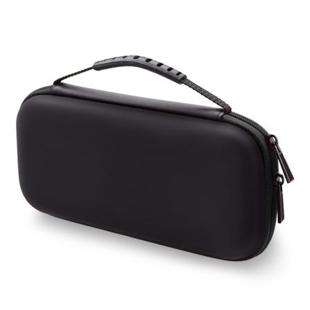 Bærbar oppbevaringsveske (svart) for Nintendo Switch lite-modeller Holdbar hardt skall spilloppbevaringsveske Bærbar reiseveske PU-veske
