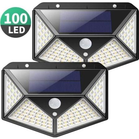 2 kpl ulkoaurinkovaloa 100 LEDiä, liiketunnistinvalo 270° vedenpitävä tehokas 1800mAh langaton