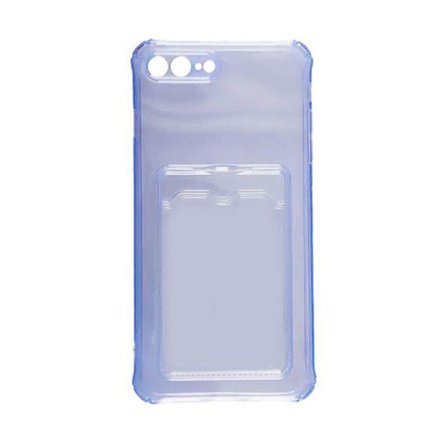 Stöttåligt Skal med Korthållare iPhone 7/8 Plus - Lila