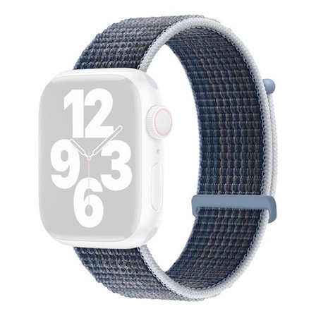 KALEBOL Nylon klockarmband Apple Watch Series 10 46mm armband - Stormblå