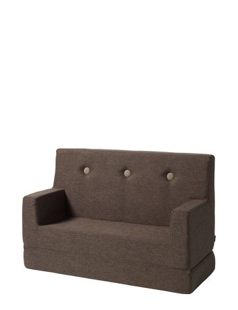 By KlipKlap Kk Kids Sofa - Brown W. Sand - Brown - ONE SIZE