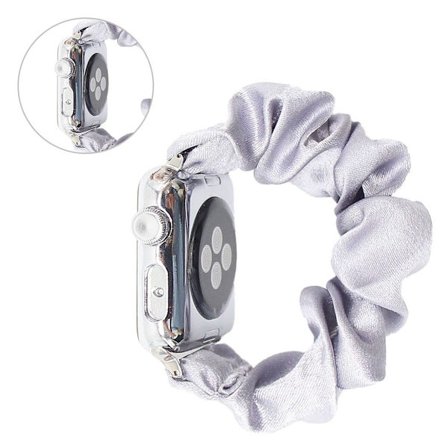 Apple Watch Series 6 / 5 44mm vibrant hairband style watch band - Silver