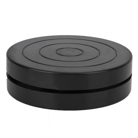 Liten Keramisk Skulptur Roterande Bord med Dubbelsidig Keramikhjul av Plast (11,5 cm)