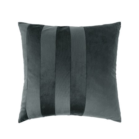 Fløjlspude 45x45 cm, Grå