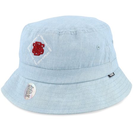 Djinns - Blu bucket Cappello - New Diamond Light Denim Bucket @ Hatstore