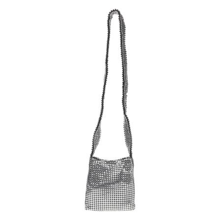 Paco Rabanne, Cross Body Bags Grijs, Dames, Maat:ONE Size
