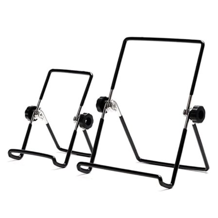 Universell hopfällbar skrivbordshållare för 8-13-tums telefon och surfplatta - Svart