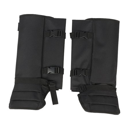 1Pari käärmeensuojusta Käärmeensuojat Vedenpitävä Oxford-kangas Puremasuojan Säädettävät Alempien Jalkojen Suojat Vaellukseen Ulkoiluun Musta