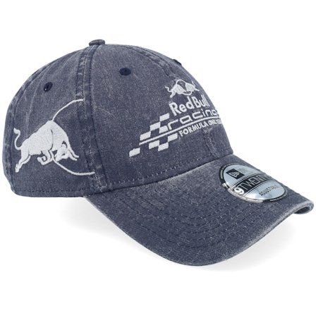 New Era - Red Bull F1 25 Tonal Reedition 9TWENTY Washed Navy Dad Cap Unconstructed Blue Cap - Motor @ Hatstore