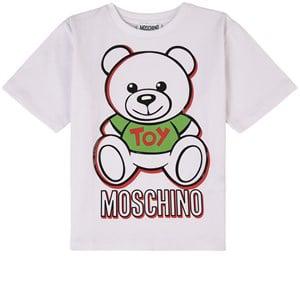 Moschino Maxi Branded Graphic T-shirt Optical White - Tops - 12 years - White