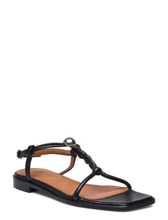 Sandals A1614 Shoes Summer Shoes Flat Sandals Svart Billi Bi