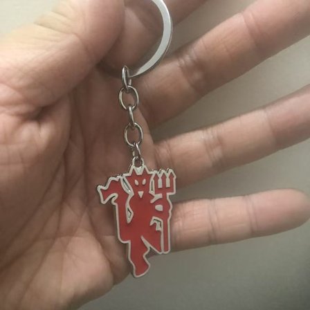 Färgglad Barcelona Real Madrid Nyckelring Liverpool Arsenal Chelsea Real Madrid Manchester City Fotbollsberlock