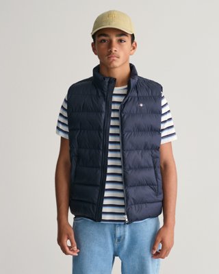 GANT - Teens Shield Vattert vest evening blue