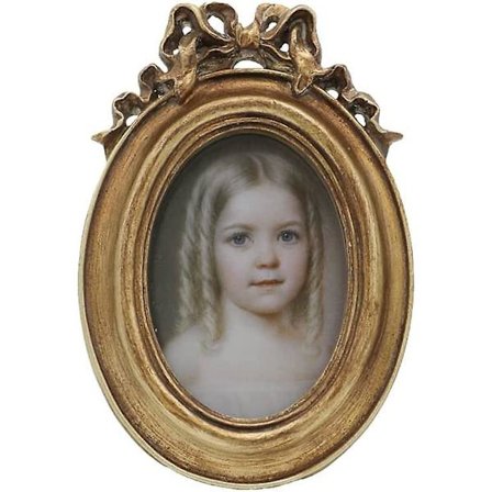 Pieni Vintage 2.5x3.5 Ovaali Valokuvakehys, Mini Antiikki Koristeellinen Valokuvakehys, Pöytätaso Näyttö Ja Seinälle Ripustettava Kodin Sisustus, 