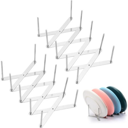 2 stk. Rustfritt Stål Hyllebeskytter for Hjemmet