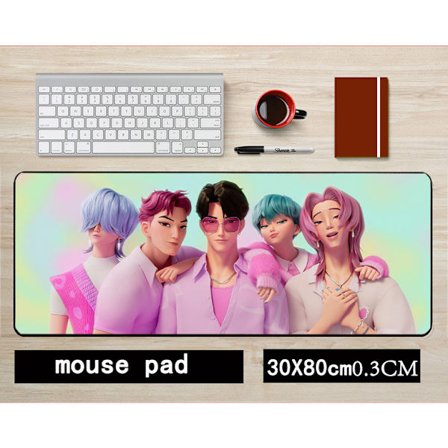 Kpop demonien metsästys demonityttöryhmän hiirimatto 30x83cmCM suuri näppäimistöalusta
