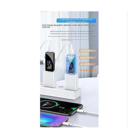U96p 13 I 1 Usb Tester Dc Digital Voltmeter Spænding Strøm Volt Amperemeter Detektor Oplader Indikator