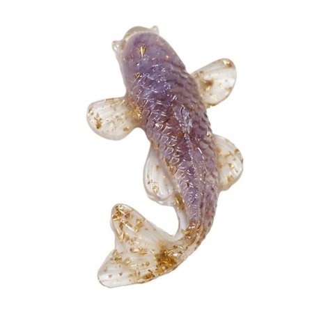 Crystal Gravel Carp Ornament Drip Gel Pienet kalakoristeet F F