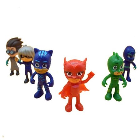 6 stk/ sett PJ Masks figurleker