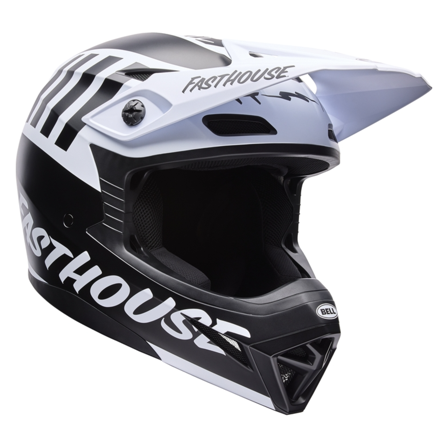 Crosshelm BELL MX-10 Mips Fasthouse Schwarz/Weiß L