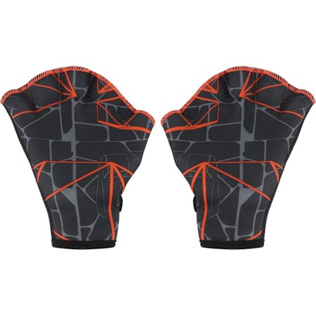 Svømmehandsker, svømmehandsker med svømmehud, vandafvisende træningstilbehør til svømning og dykning S