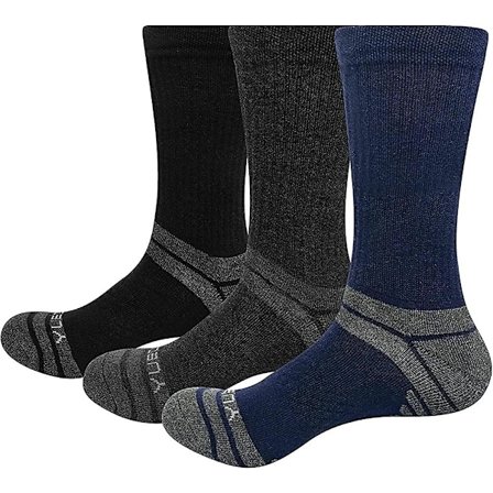 Herrstrumpor, 3 par Acsergery presentgåva vandring vandring herr 6-9/9-12 anti-blåsor tjocka