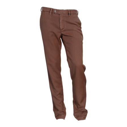 Myths Pants made of flowing new wool , Bruin , Heren , Maat: S