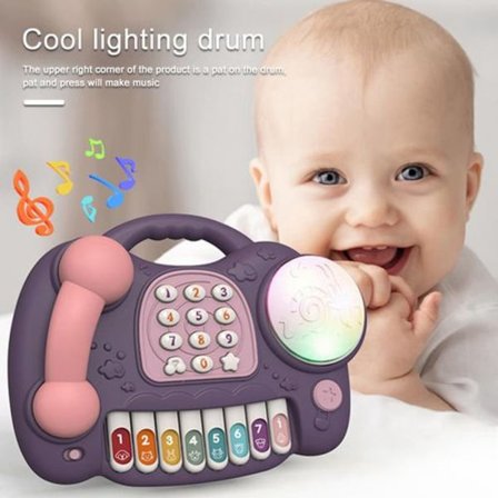 Musikleksaker, simulering telefon, tidig utbildning lärande leksaker,
