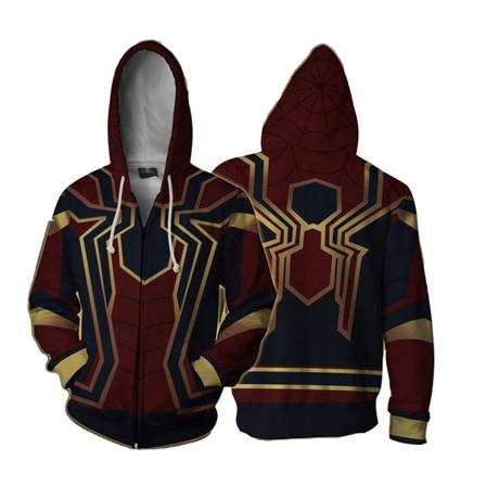 Marvel Avengers sporttröja med luva i 3D digitalt print style 1 Kids - L