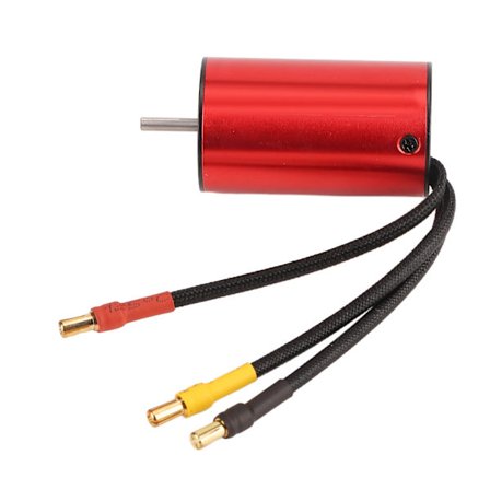 4400KV børsteløs motor vandtæt maksimal 50000rpm motor aluminiumlegering CNC bearbejdning børsteløs motor til 1/12 RC bil