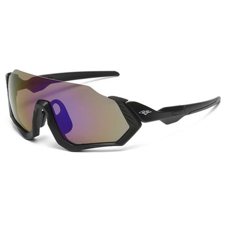 Cykelbriller sport solbriller sort tonet glas