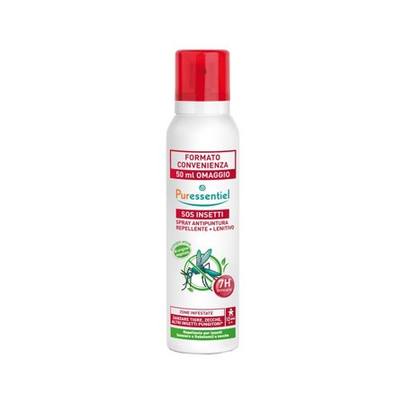 Puressentiel Spray SOS Insetti Antipuntura Insetti 200ml