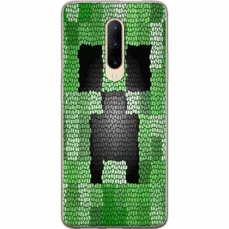 Oneplus 7 Pro Skal / Mobilskal - Creeper / Minecraft