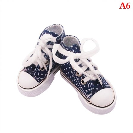 Dockskor 7,5 cm Canvas Skor Sneakers För 60 cm SD 1/3 1/4 bjd A1