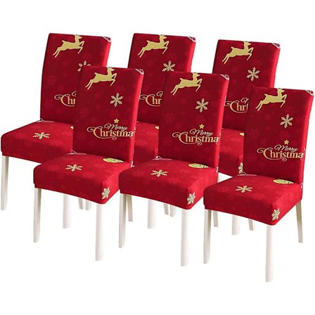 Jul Modern Stretch Matstolsöverdrag Avtagbar