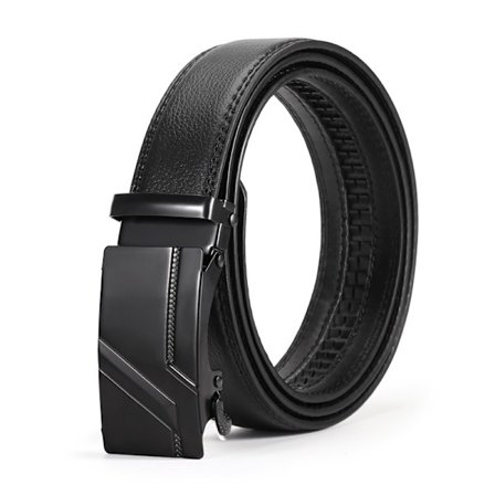 Herre Belte med Automatisk Skralle 36mm Bredde Lærbelte