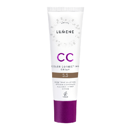 Lumene CC Color Correcting Cream SPF 20 Foundation Dam Beige 30 ML