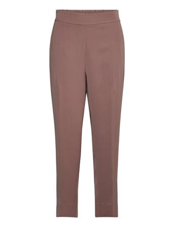 Garbo Trousers Byxa Med Raka Ben Rosa Second Female