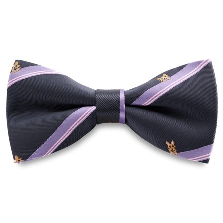 Zoikos | Predviazaný motýlik v tmavomodrej farbe so psami for Men