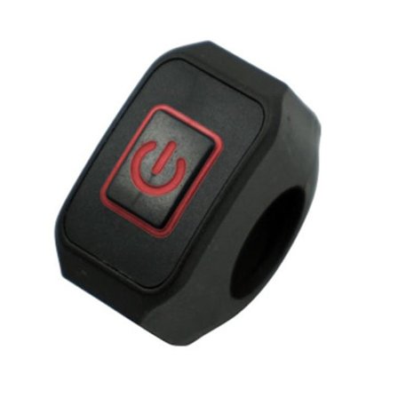 Motorcykel Styre Switch Med Led Lampa Momentry Knapp För Elbil 22mm