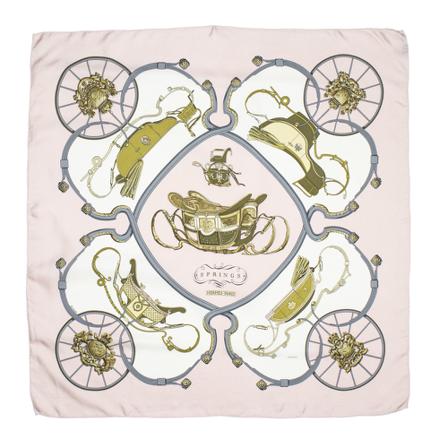 Hermès Vintage, Pre-owned Scarf Wit, Dames, Maat:ONE Size