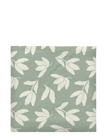 Broste Copenhagen Herbert Paper Napkin - Green - L 33CM