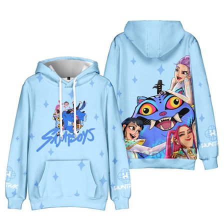 KPop Demon Hunters Huppari 3D-printti Pullover Huppari Miehille Naisille