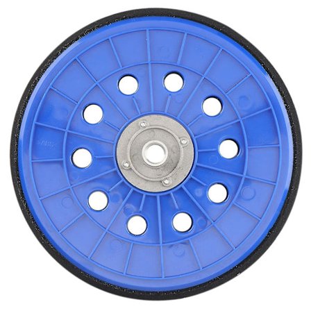 8 tommers 10 hulls slipeplate med borrelås, poleringsplate, slipeplate, 14 mm gjengeslipeplate