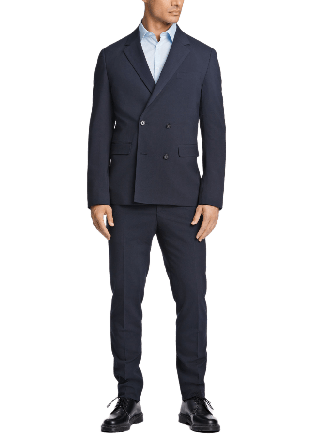 Lindbergh Plain Db Mens Suit Kostymer Herr Blå 54