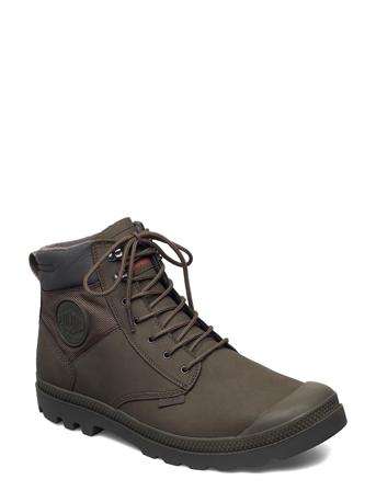 Pampa Shield Wp+ Lux Shoes Boots Ankle Boots Laced Boots Grønn Palladium*Betinget Tilbud
