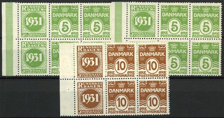 Danmark - Reklamevedhæng AFA 47-48 - 6-blok