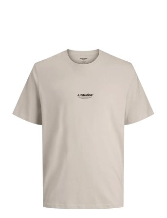Jack & Jones Jjesoho Tee Ss Crew Neck Noos Mni - Cream - 122