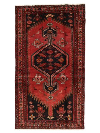 Medallion Small Hamadan Rug 105X188 Wool